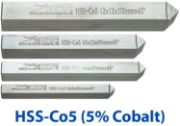 HSS-Co5 45° Chamfer/Neutral Turning Tools