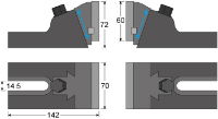 70mm Two Piece SG Iron Milling Vice - Operation