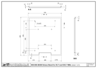 Deluxe Stand for X2.7 and SX2.7 Mills - Cupboard Only - Drawing 2