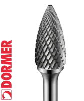 Dormer P813 Carbide Burrs - Pointed Tree