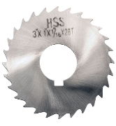 3" HSS Fine Tooth Slitting Saws