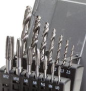 HSS-Co5 Spiral Point Machine Tap Set and Drill Set M3-M12