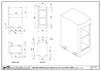 Deluxe Stand for X2.7 and SX2.7 Mills - Cupboard Only - Drawing 1