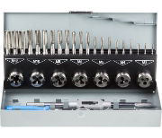 HSS Metric Tap & Die Set  - 32pc - M3-M12