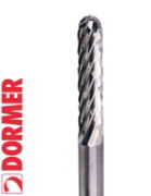 Dormer P505 Carbide Burrs - Ball Nosed Cylinder