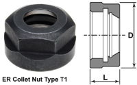 ER Collet Nuts - Type T1