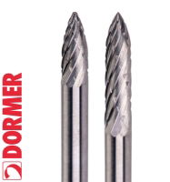 Dormer P513 Carbide Burrs - Pointed Tree