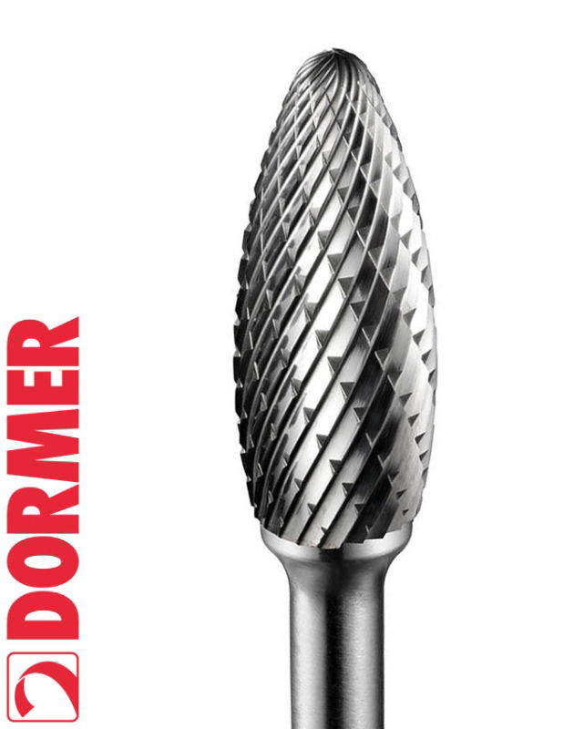 Dormer P815 Carbide Burrs - Flame