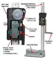 Mini Digital Height Gauge 0-150mm/6"