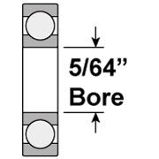 5/64" Bore