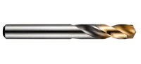 Dormer A022 TiN-Tip Coated HSS Stub Drills