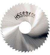 63mm HSS Fine Tooth Slitting Saws