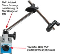 Magnetic Stand with Ball & Socket Stem