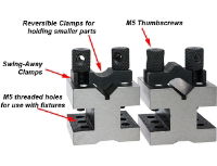 Vee Block and Clamp Set 35x35x30mm