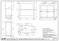 Deluxe Stand for SIEG C3, SC2 and SC3 Mini Lathes - Drawing 1