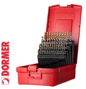 Dormer A095202 51pc HSS TiN Jobber Drill Set 1.0-6.0mm