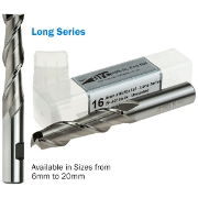 2 Flute HSS-AL End Mill For Aluminium - Long Series - Uncoated